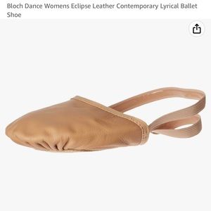 Nude Bloch Dance Womens Eclipse Leather Contemporary Lyrical Ballet Shoe